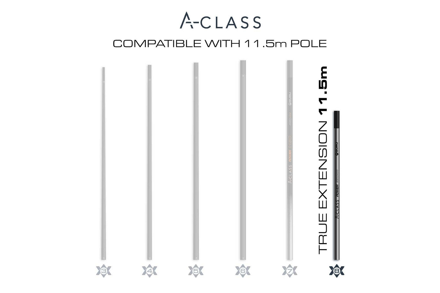 A-Class Pole True Extension 11.5m