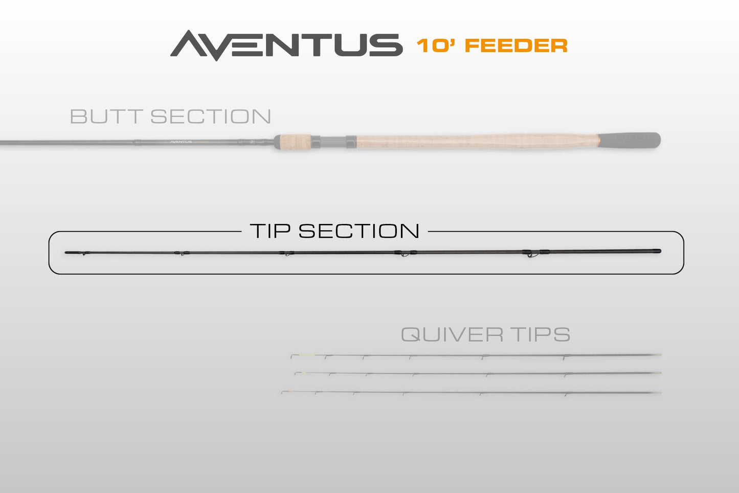 Aventus 10ft Feeder Tip Section