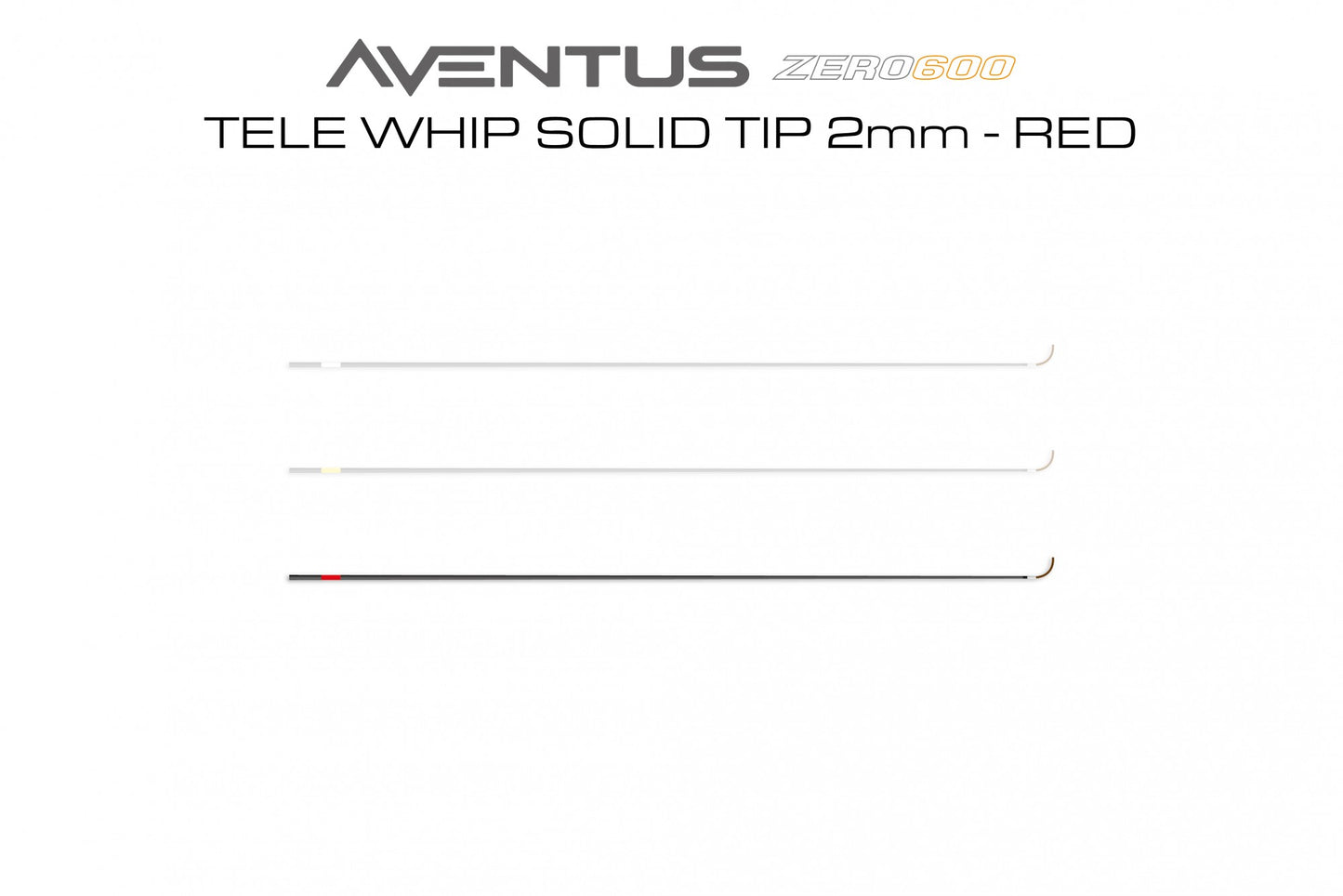 Aventus Tele Whip Solid Tip 2mm - Red