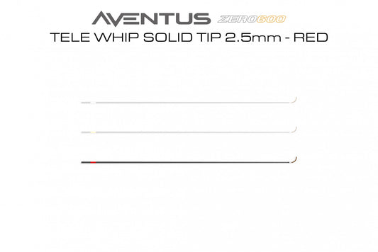 Aventus Tele Whip Solid Tip 2.5mm - Red