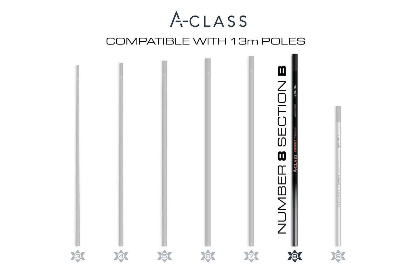 A-Class Pole 13.0m Section No.8B