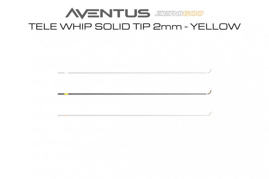 Aventus Tele Whip Solid Tip 2mm - Yellow
